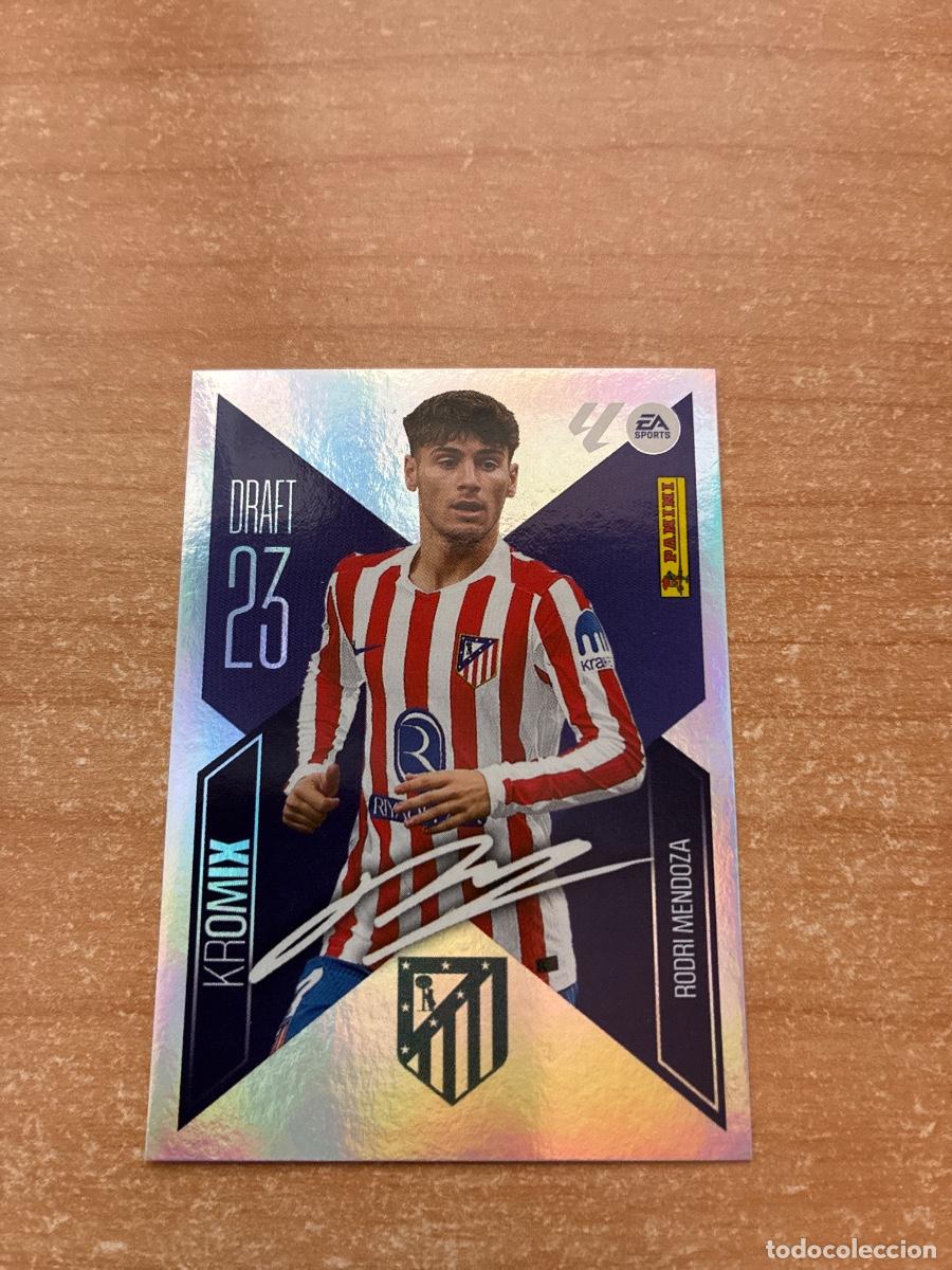 Cromos de f&uacute;tbol: K21 RODRI MENDOZA ATL&Eacute;TICO MADRID DRAFT 23 MIX LIGA ESTE 2026 2027