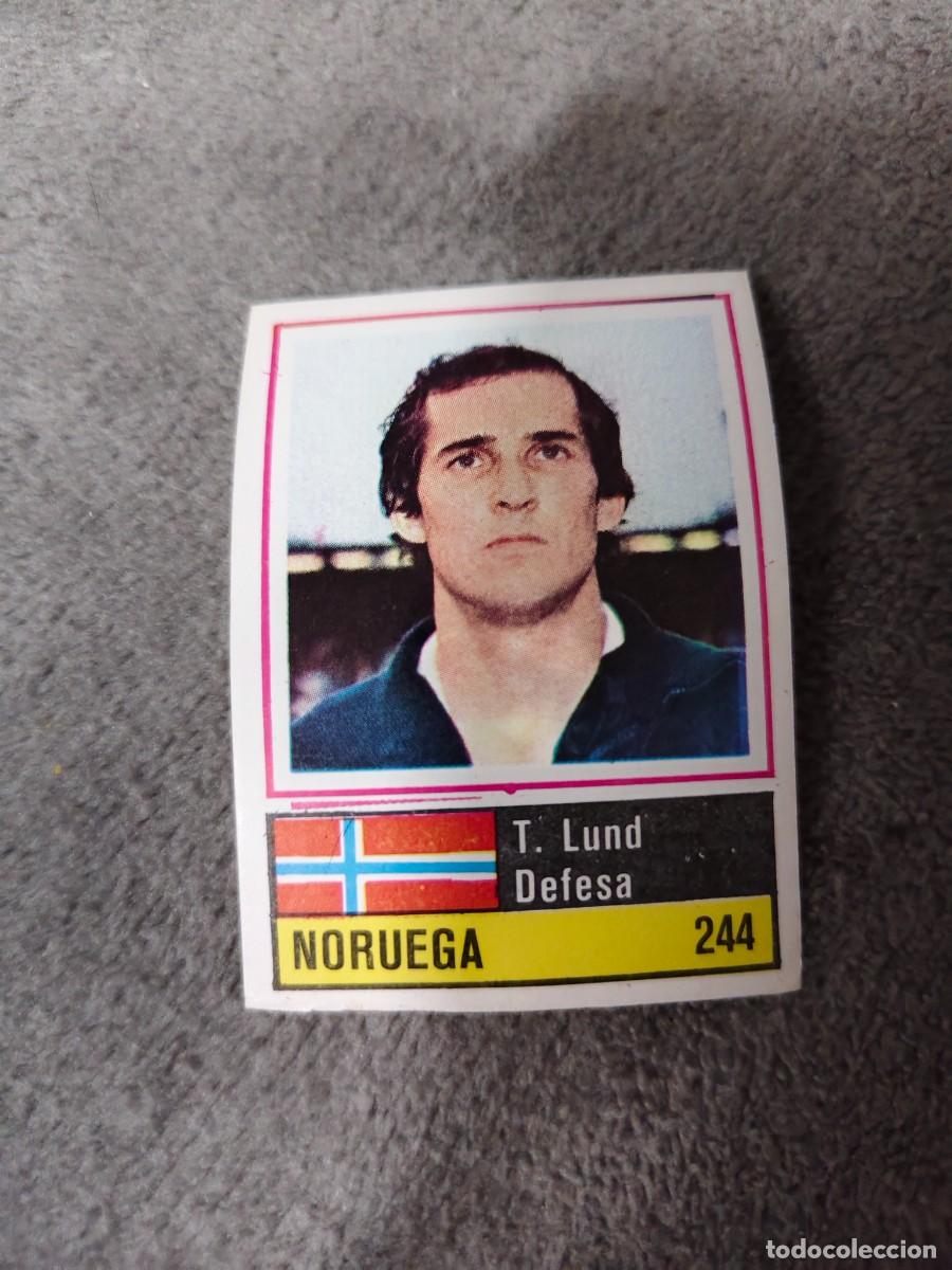 Cromos de f&uacute;tbol: 244. T. LUND (NORWAY) SORCACIUS EURO 1984 NORUEGA EUROCOPA FRANCIA 84 SIN PEGAR AAX