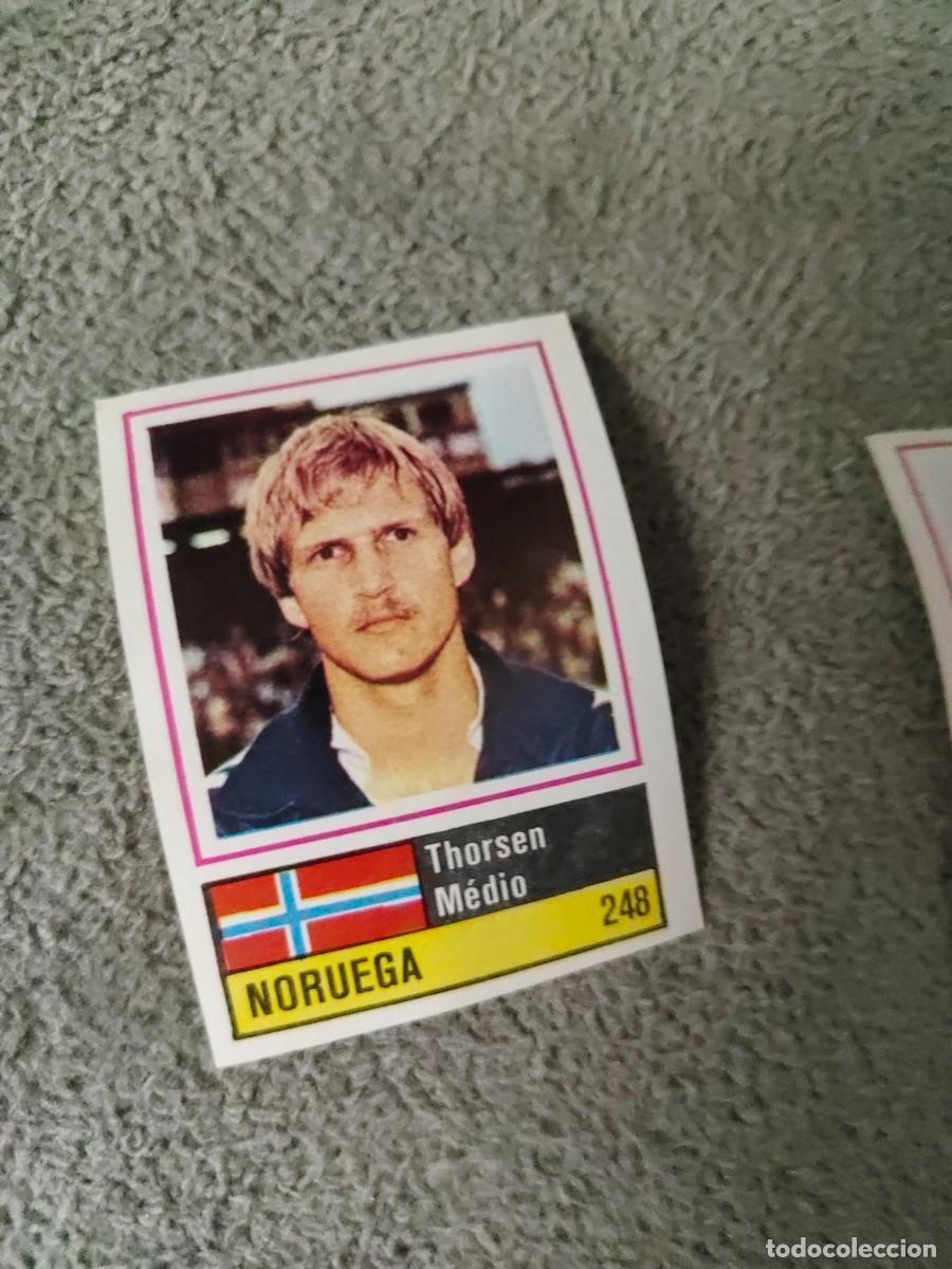 Cromos de f&uacute;tbol: 248. THORSEN (NORWAY) SORCACIUS EURO 1984 NORUEGA EUROCOPA FRANCIA 84 SIN PEGAR AAX