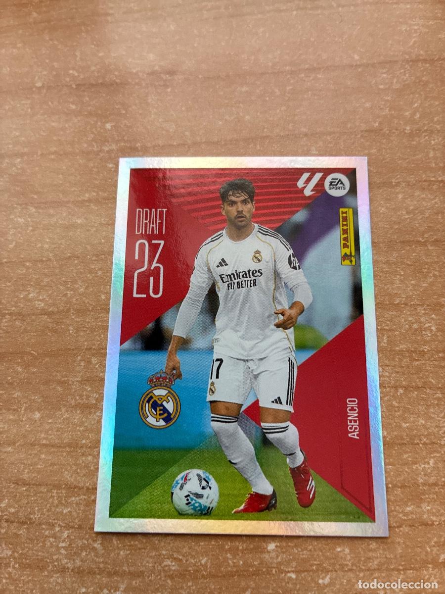 Cromos de f&uacute;tbol: 1 ASENCIO REAL MADRID DRAFT 23 LIGA ESTE 2026 2027