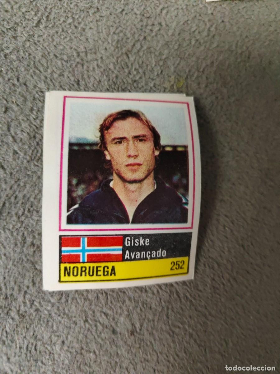 Cromos de f&uacute;tbol: 252. GISKE (NORWAY) SORCACIUS EURO 1984 NORUEGA EUROCOPA FRANCIA 84 SIN PEGAR AAX