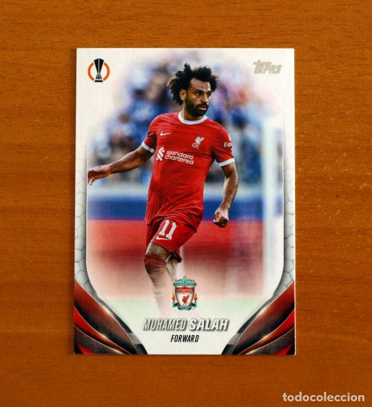 Cromos de f&uacute;tbol: Liverpool -N&ordm; 163 Mohamed Salah -Topps Champions League UEFA - 2023-2024-23-24