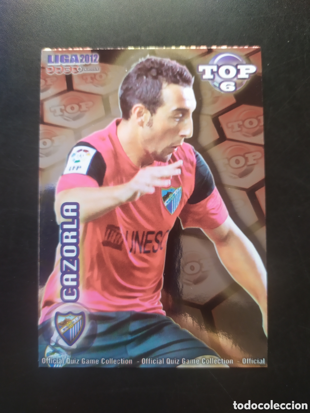 Cromos de f&uacute;tbol: Mundicromo fichas Liga 2011 2012 11 12 Cazorla top brillo rojo n&deg; 591 M&aacute;laga