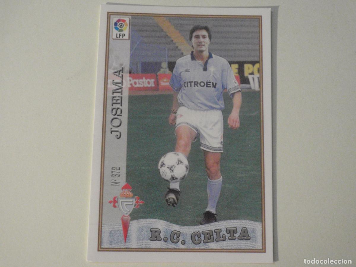 Cromos de f&uacute;tbol: Cromo n&ordm; 372 JOSEMA Celta ERROR. LAS FICHAS DE LA LIGA 1996 1997 MUNDICROMO. 96 97