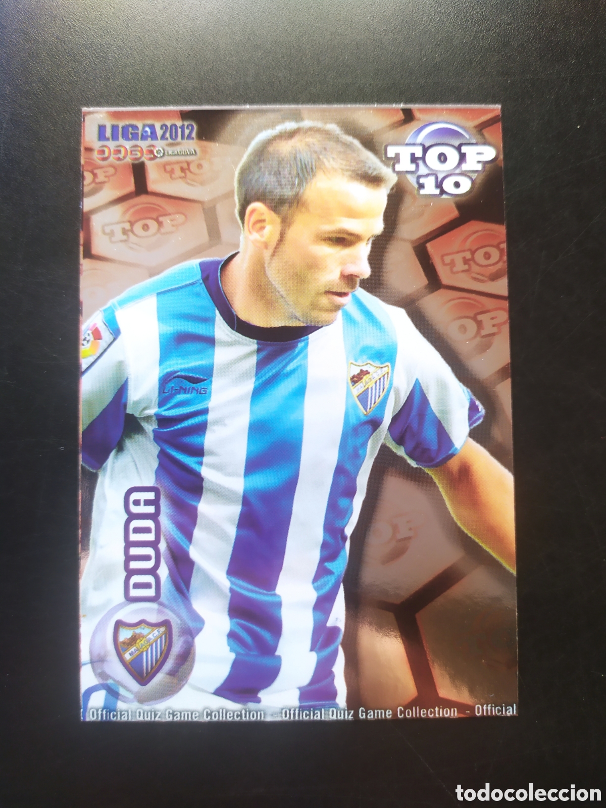 Cromos de f&uacute;tbol: Mundicromo fichas Liga 2011 2012 11 12 Duda top brillo rojo error n&deg; 619 M&aacute;laga