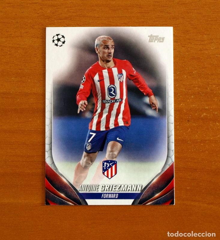 Cromos de f&uacute;tbol: Atl&eacute;tico de Madrid -N&ordm; 190 Antoine Griezmann -Topps Champions League UEFA - 2023-2024-23-24