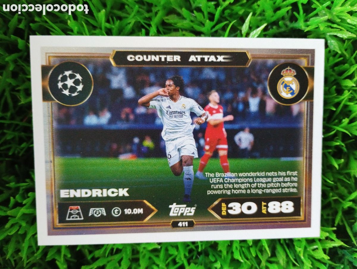 Figurine di Calcio: Endrick Real Madrid COUNTER ATTAX Match Attax 25-26 # 411