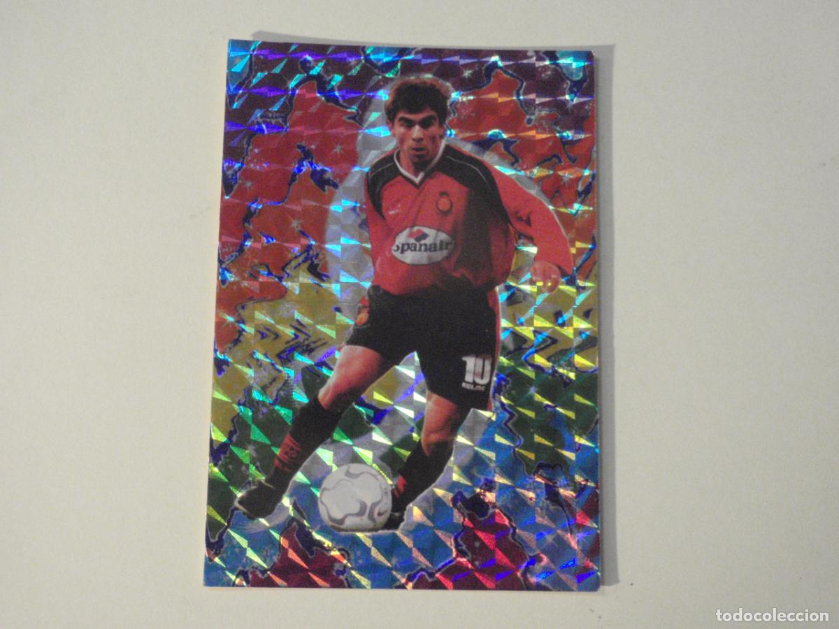 Cromos de f&uacute;tbol: M3 IBAGAZA Mallorca El Mejor 2001. Trading card FICHAS LIGA DE FUTBOL 2001 2002 MUNDICROMO. 01 02