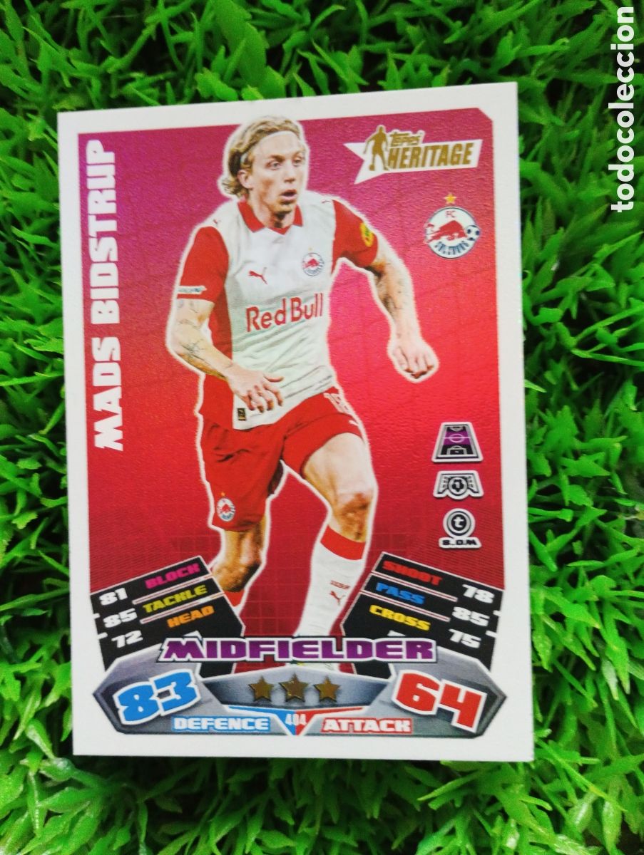 Football Stickers: Bidstrup Salzburgo HERITAGE Match Attax 25-26 # 404