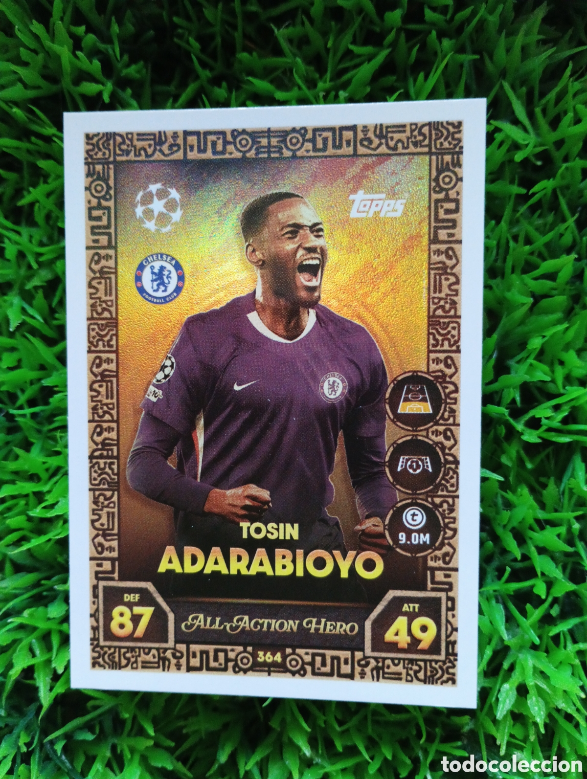 Football Stickers: Adarabioyo Chelsea ALL-ACTION HERO Match Attax 25-26 # 364
