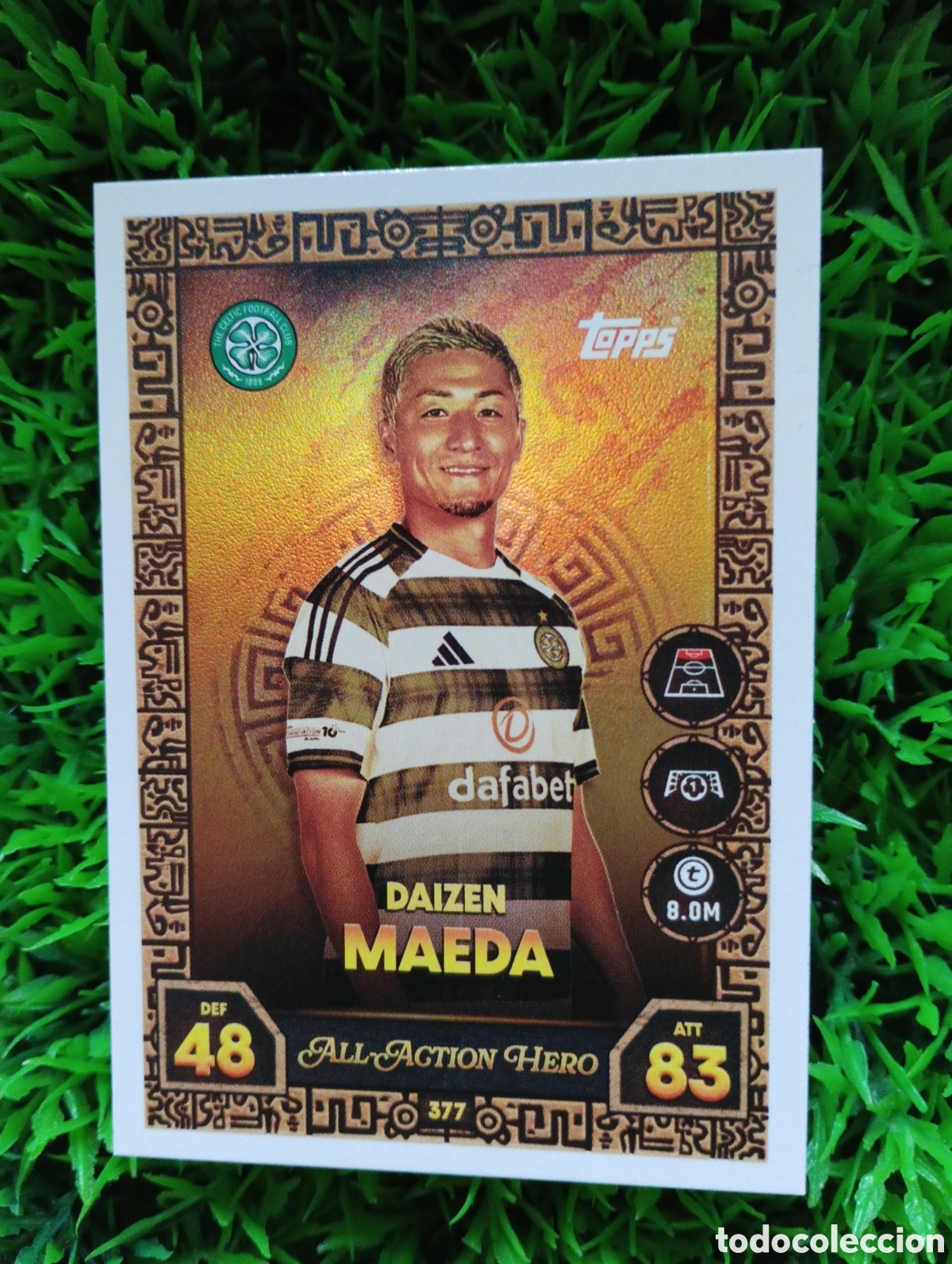 Fu&szlig;ball-Sticker: Maeda Celtic ALL-ACTION HERO Match Attax 25-26 # 377