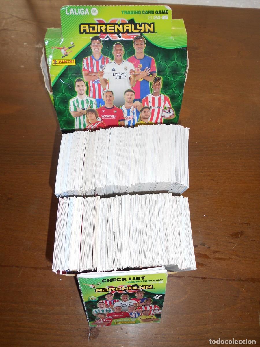 Cromos de f&uacute;tbol: GRAN LOTE de mas de 1,2 Kg de CROMOS ADRENALYN 2024-25 de PANINI / TRADING CARD - 1&euro;y+