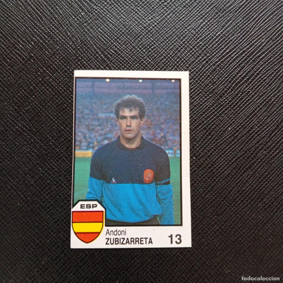 Figurine di Calcio: 13 ZUBIZARRETA ESPA&Ntilde;A BARNA MEXICO MUNDIAL 1986 CROMO FUTBOL 86 - SIN PEGAR - A110 PG163