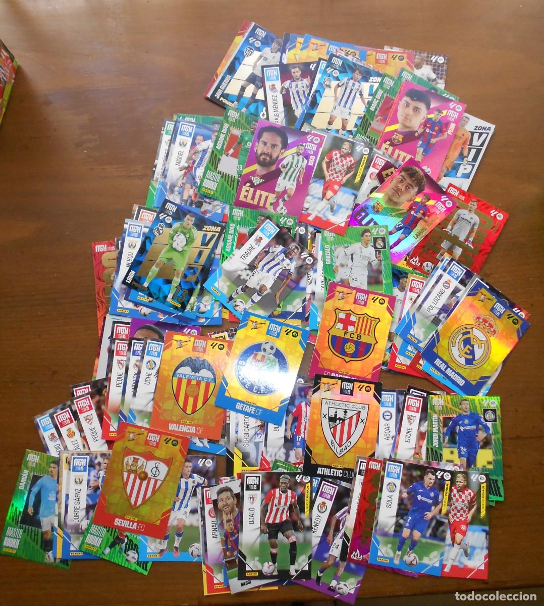 Cromos de f&uacute;tbol: LOTE de mas de 300 Gramos de CROMOS MGK MEGA CRAKS 2024-25 de PANINI TRADING CARD 1&euro;y+