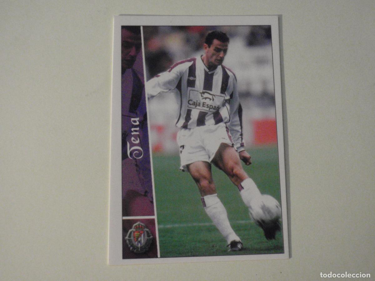 Cromos de f&uacute;tbol: Cromo 309 TENA Valladolid BAJA. Trading card FICHAS LIGA DE FUTBOL 2002 2003 MUNDICROMO. 02 03