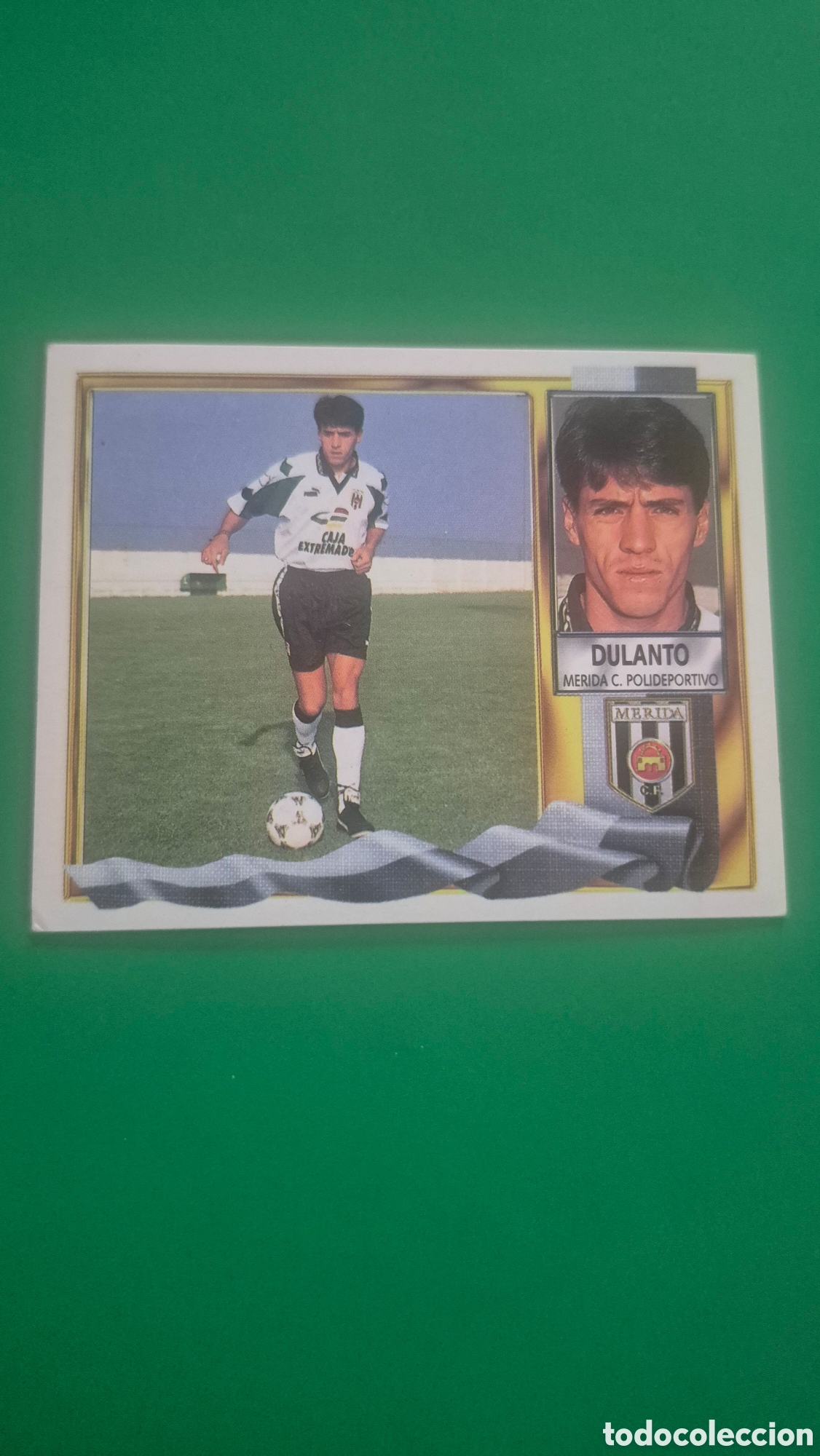 Cromos de f&uacute;tbol: CROMO LIGA 1995 1996 95 96 EDICIONES ESTE ULTIMOS FICHAJES N 21 DULANTO MERIDA NUNCA PEGADO