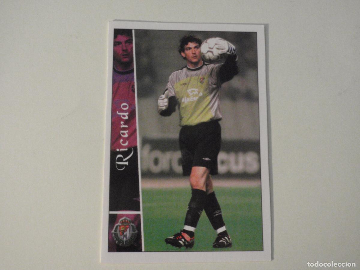 Cromos de f&uacute;tbol: Cromo 301 RICARDO Valladolid BAJA. Trading card FICHAS LIGA DE FUTBOL 2002 2003 MUNDICROMO. 02 03