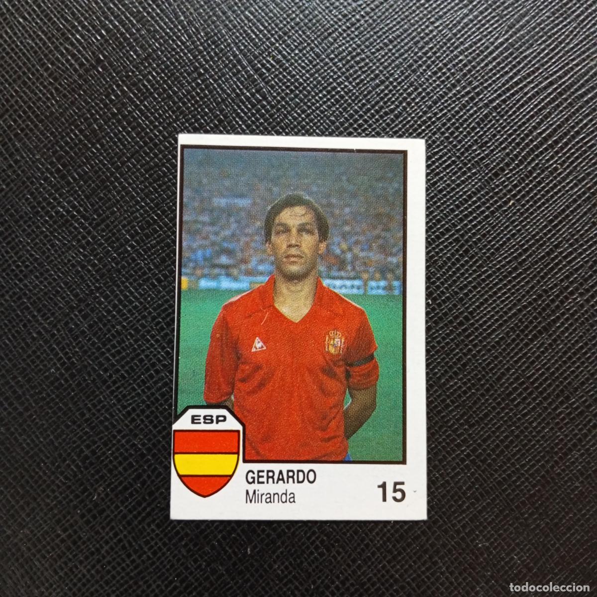 Cromos de f&uacute;tbol: 15 GERARDO BARCELONA BARNA MEXICO MUNDIAL 1986 CROMO FUTBOL 86 - SIN PEGAR - A110 PG172