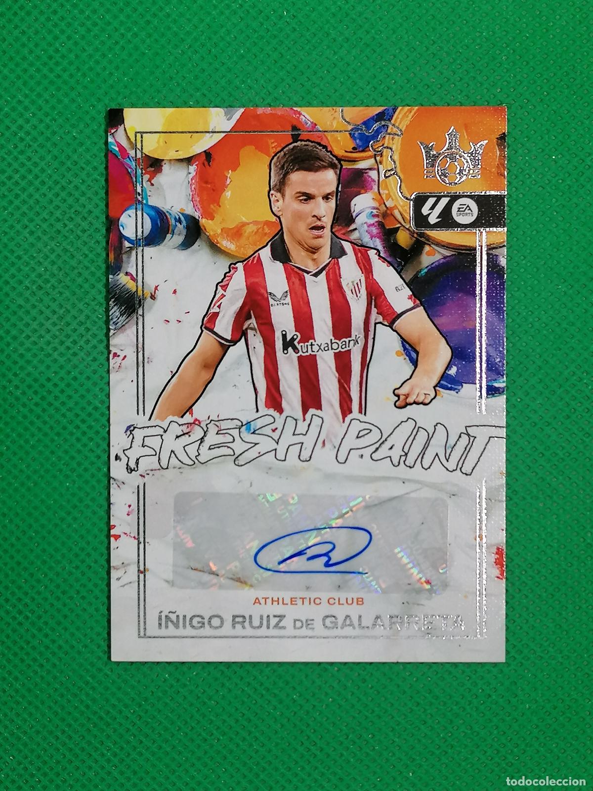 Cromos de f&uacute;tbol: GALARRETA ATHLETIC BILBAO FRESH PAINT AUTO AUTOGRAFO ORIGINAL FIRMA ⚽PANINI PITCH KINGS 2025 26⚽