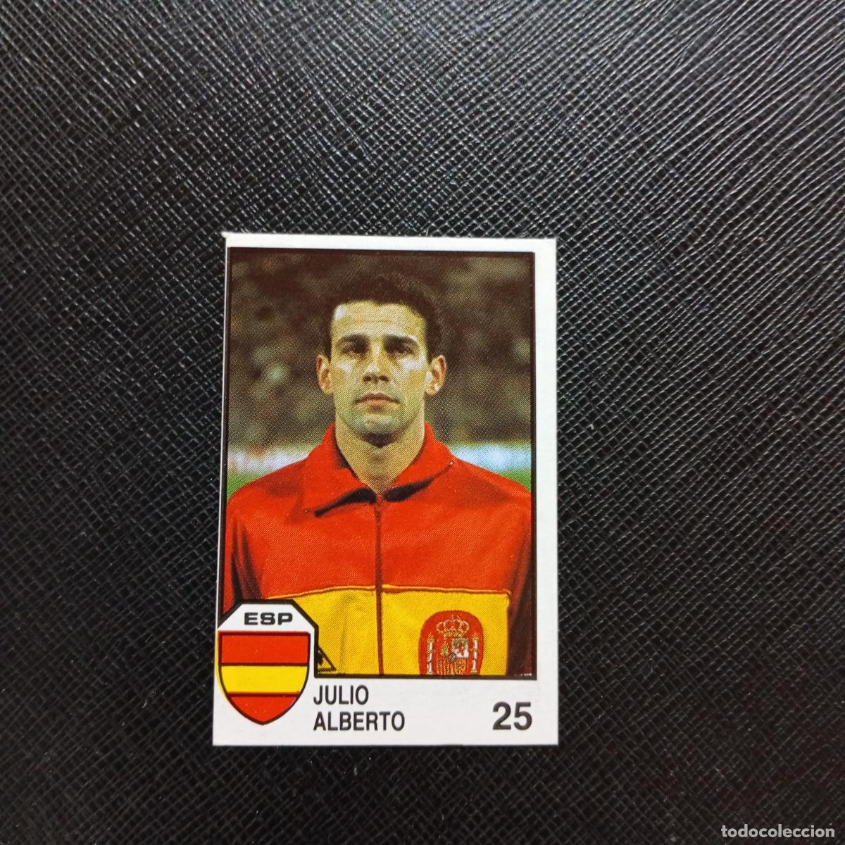 Cromos de f&uacute;tbol: 25 JULIO ALBERTO ESPA&Ntilde;A BARNA MEXICO MUNDIAL 1986 CROMO FUTBOL 86 - SIN PEGAR - A110 PG235