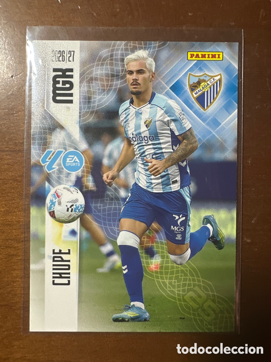 Cromos de f&uacute;tbol: 252 CHUPE M&Aacute;LAGA MEGACRACKS 2026 2027 (MGK 26 27)