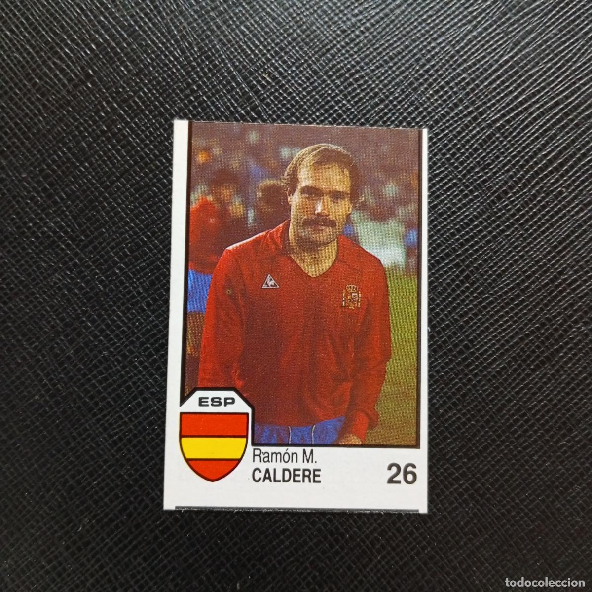 Cromos de f&uacute;tbol: 26 CALDERE ESPA&Ntilde;A BARNA MEXICO MUNDIAL 1986 CROMO FUTBOL 86 - SIN PEGAR - A110 PG253