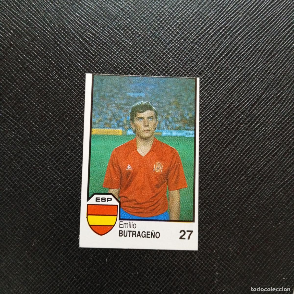 Cromos de f&uacute;tbol: 27 BUTRAGUE&Ntilde;O ESPA&Ntilde;A BARNA MEXICO MUNDIAL 1986 CROMO FUTBOL 86 - SIN PEGAR - A110 PG271