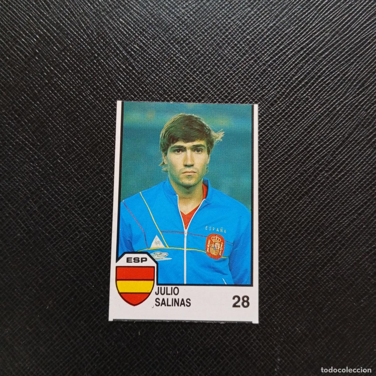 Cromos de f&uacute;tbol: 28 JULIO SALINAS ESPA&Ntilde;A BARNA MEXICO MUNDIAL 1986 CROMO FUTBOL 86 - SIN PEGAR - A110 PG280