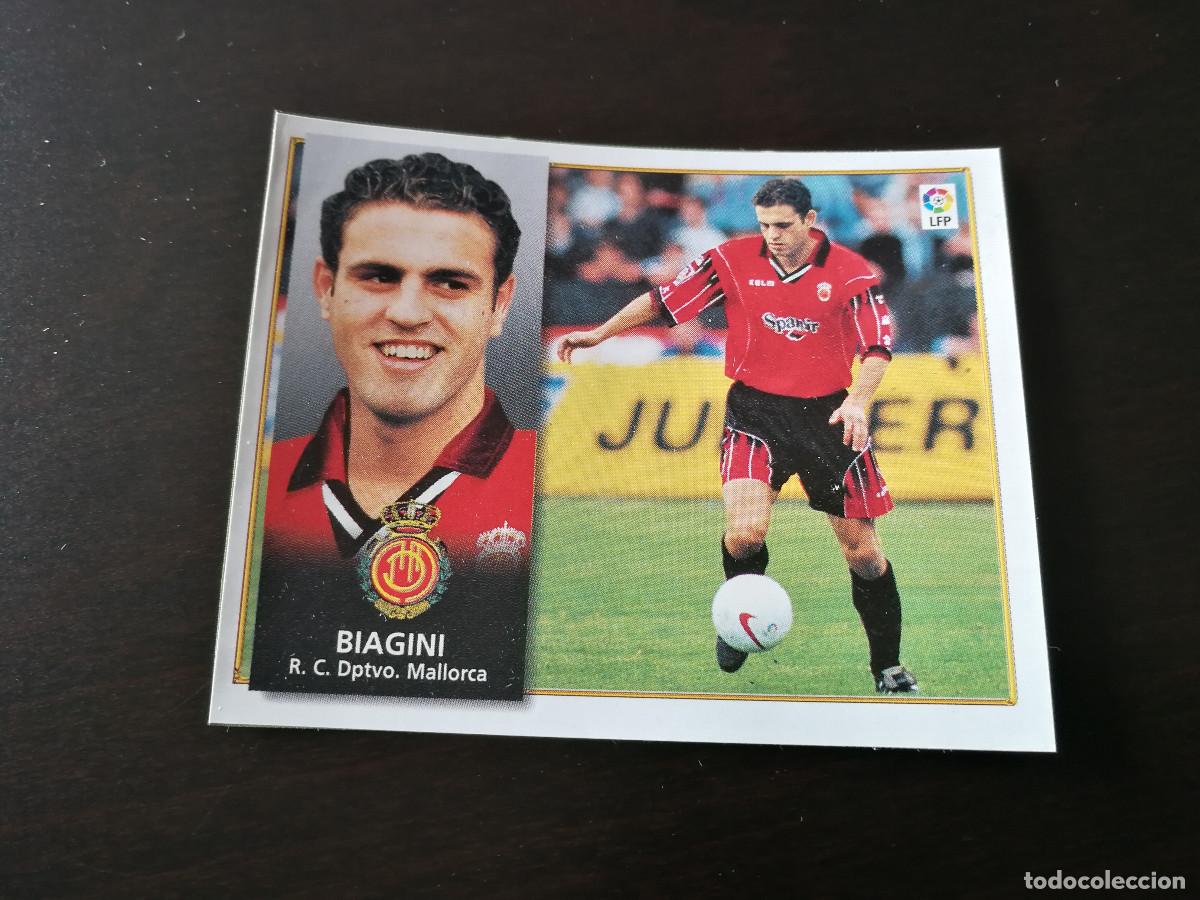 Figurine di Calcio: Biagini RCD Mallorca Ultimo Fichaje n&ordm; 25 Editorial Este 98/99, 1998-1999, despegado