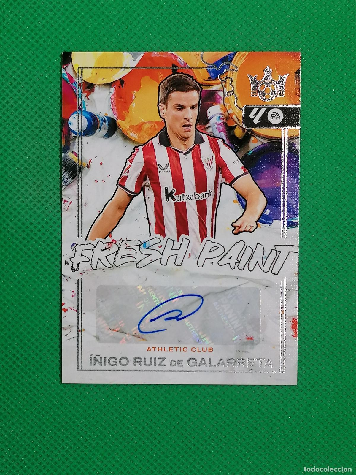 Cromos de f&uacute;tbol: GALARRETA ATHLETIC BILBAO FRESH PAINT AUTO AUTOGRAFO ORIGINAL FIRMA ⚽PANINI PITCH KINGS 2025 26⚽