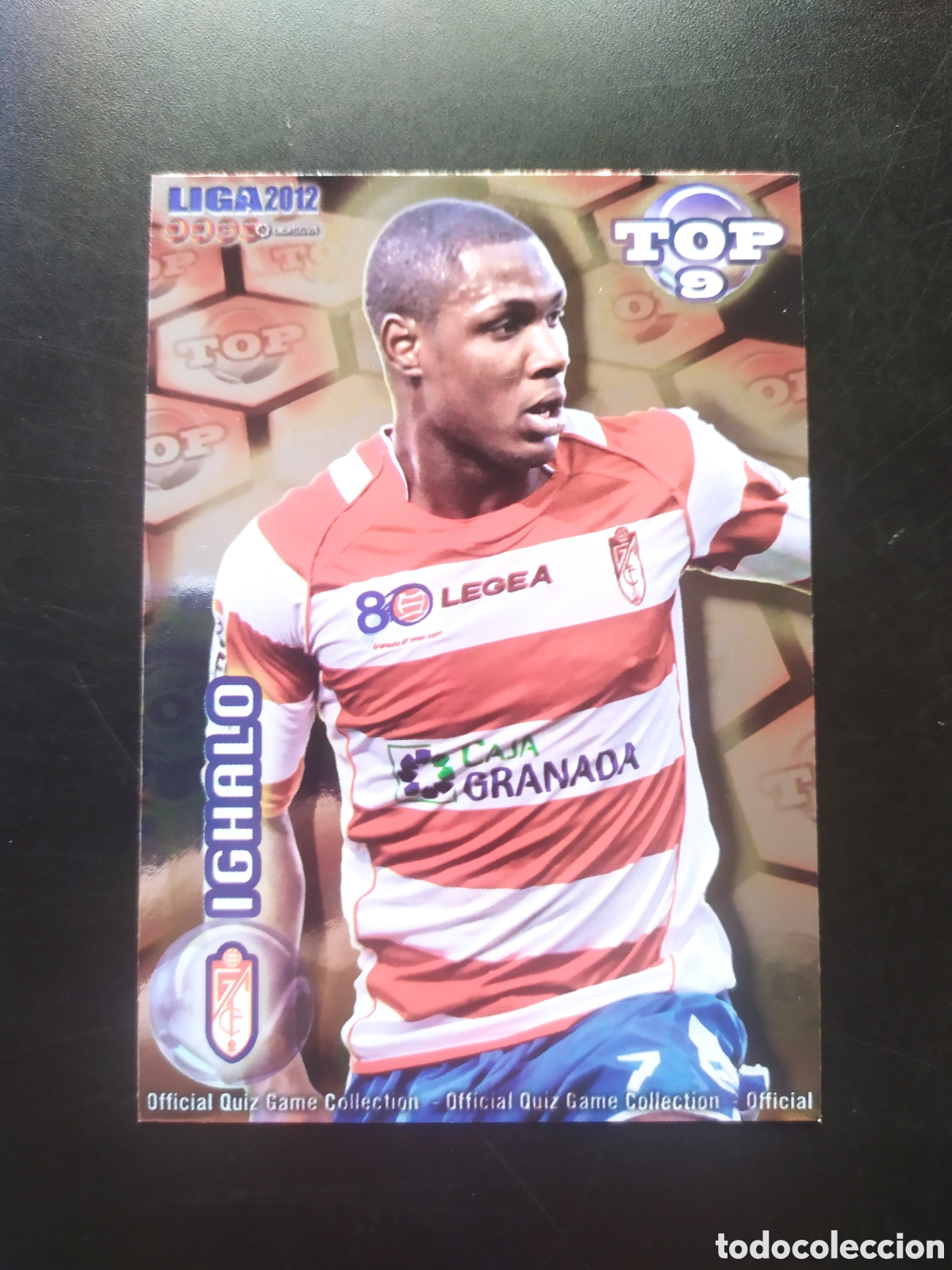 Cromos de f&uacute;tbol: Mundicromo fichas Liga 2011 2012 11 12 Ighalo top brillo rojo n&deg; 630 Granada