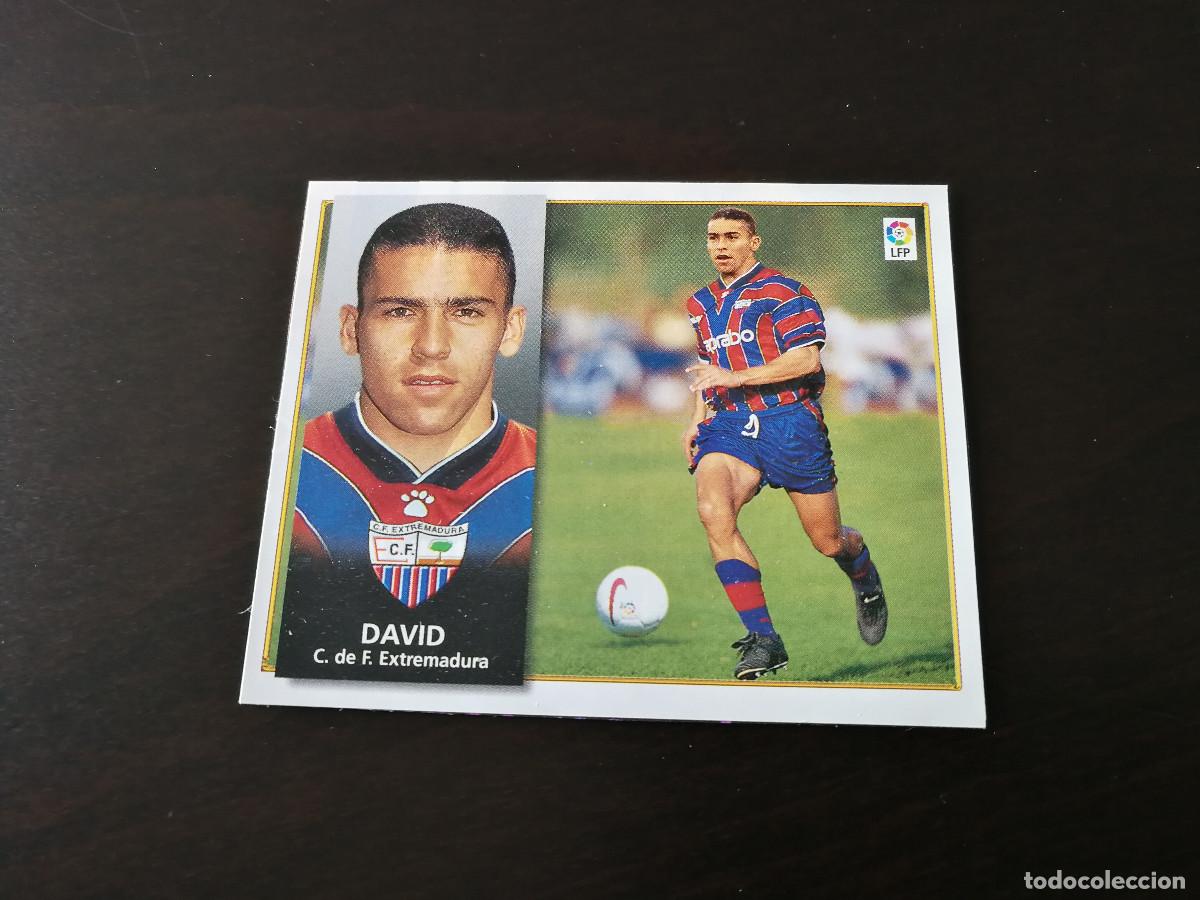 Figurine di Calcio: David CF Extremadura Ultimo Fichaje n&ordm; 23 Editorial Este 98/99, 1998-1999, despegado