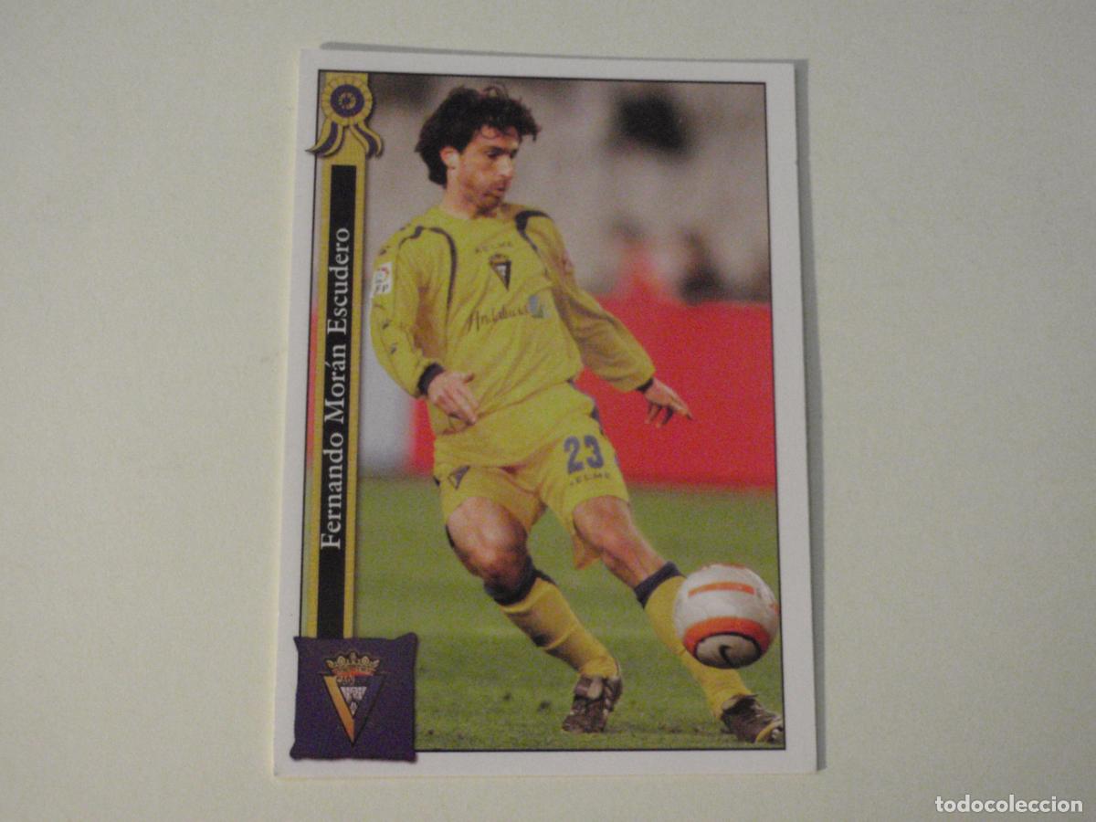 Fu&szlig;ball-Sticker: Cromo 1116 + MORAN C&aacute;diz. Trading card FICHAS LIGA DE FUTBOL 2005 2006 MUNDICROMO. 05 06