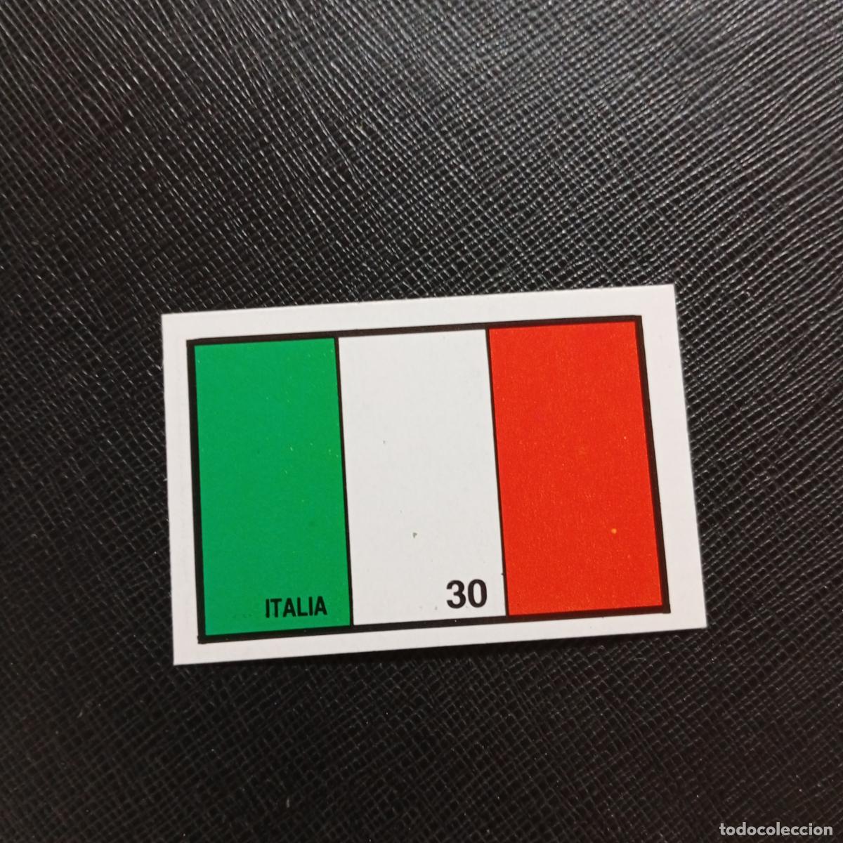 Fu&szlig;ball-Sticker: 30 BANDERA ITALIA BARNA MEXICO MUNDIAL 1986 CROMO FUTBOL 86 - SIN PEGAR - A110 PG307