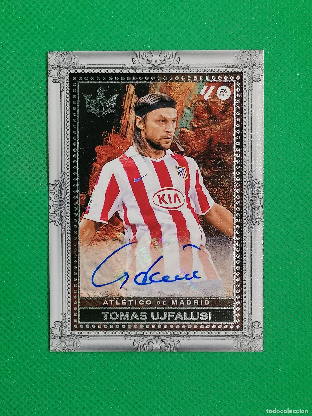 Cromos de f&uacute;tbol: TOMAS UJFALUSI ATLETICO MADRID PORTRAIT AUTO AUTOGRAFO ORIGINAL FIRMA ⚽ PANINI PITCH KINGS 2025 26⚽