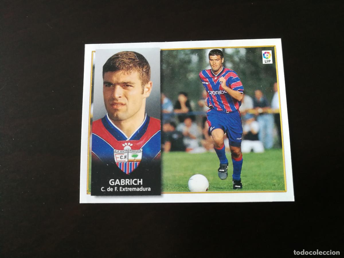 Figurine di Calcio: Gabrich Coloca CF Extremadura Editorial Este 98/99, 1998-1999, despegado