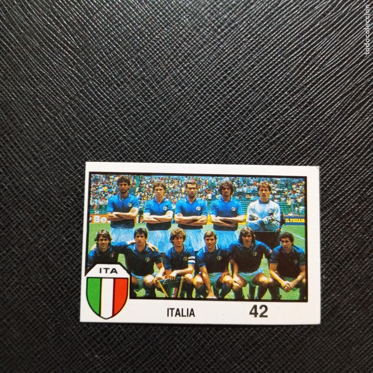 Cromos de f&uacute;tbol: 42 ALINEACION ITALIA BARNA MEXICO MUNDIAL 1986 CROMO FUTBOL 86 - SIN PEGAR - A110 PG343