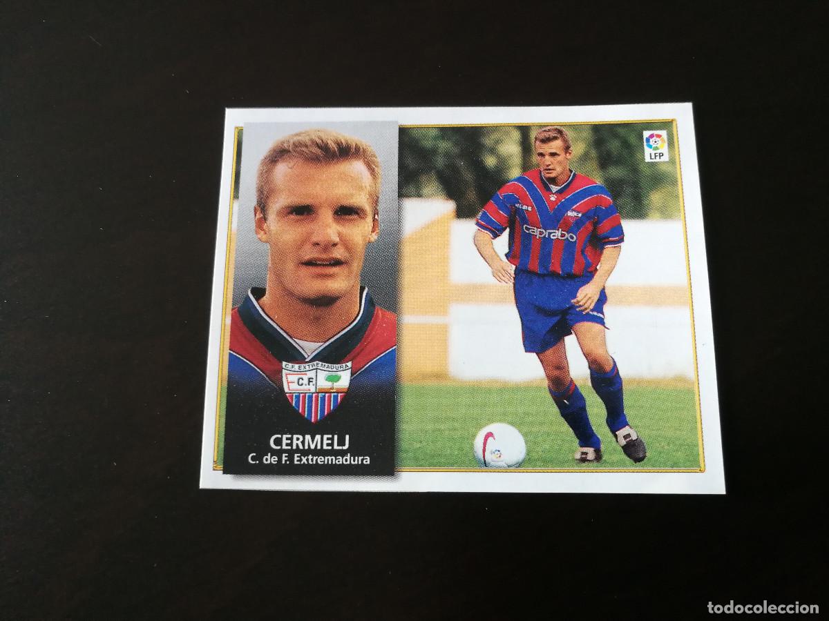 Figurine di Calcio: Cermrlj Coloca CF Extremadura Editorial Este 98/99, 1998-1999, despegado