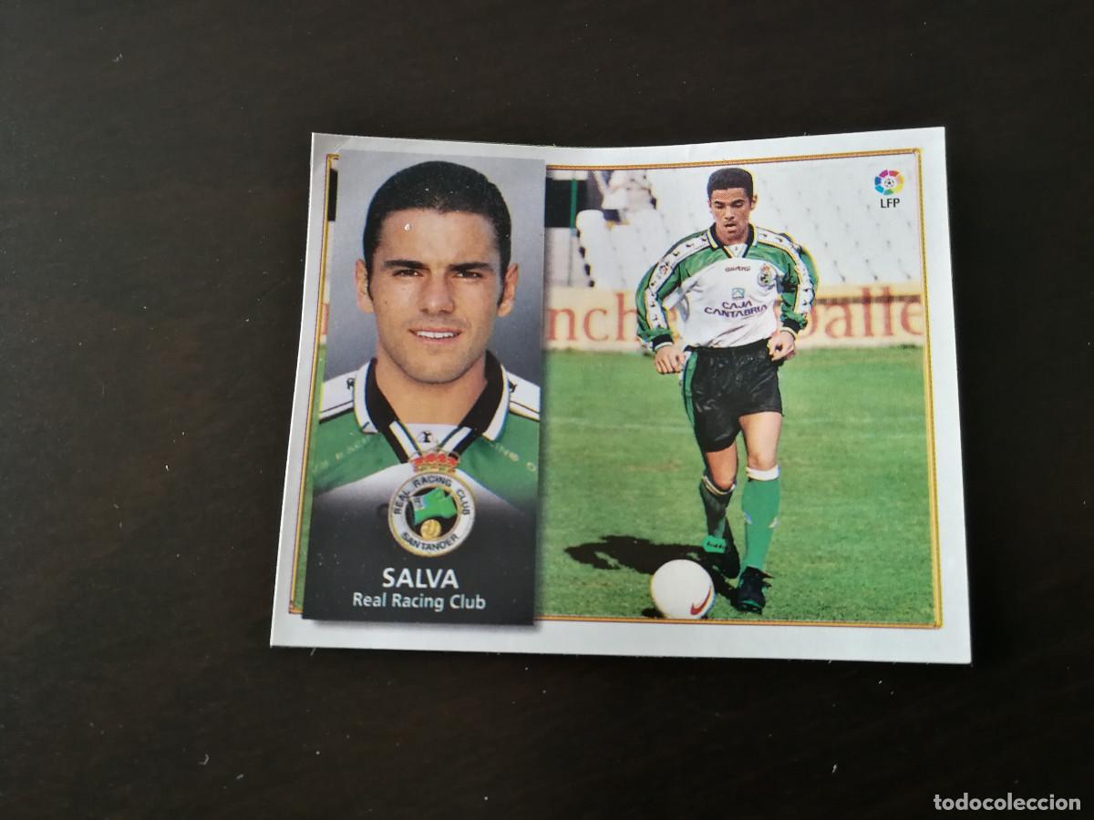 Figurine di Calcio: Salva Coloca Racing de Santander Editorial Este 98/99, 1998-1999, despegado