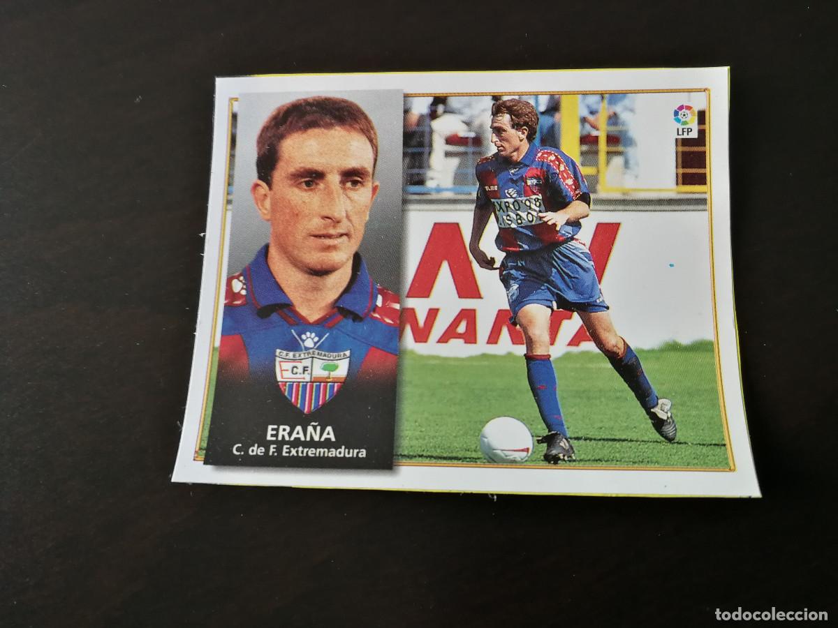 Figurine di Calcio: Era&ntilde;a Coloca CF Extremadura Editorial Este 98/99, 1998-1999, despegado