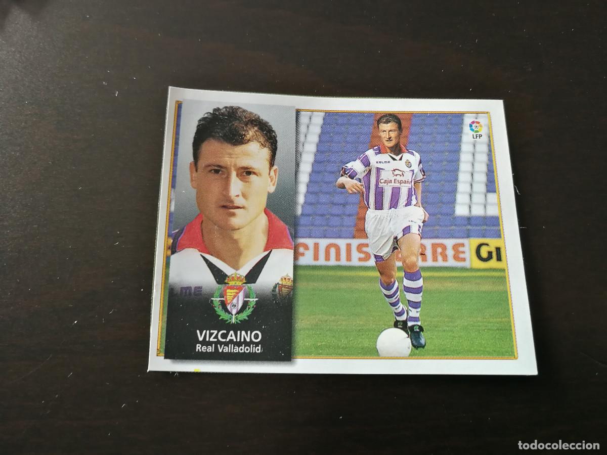 Figurine di Calcio: Vizcaino Coloca Real Valladolid, muy dif&iacute;cil Editorial Este 98/99, 1998-1999, despegado