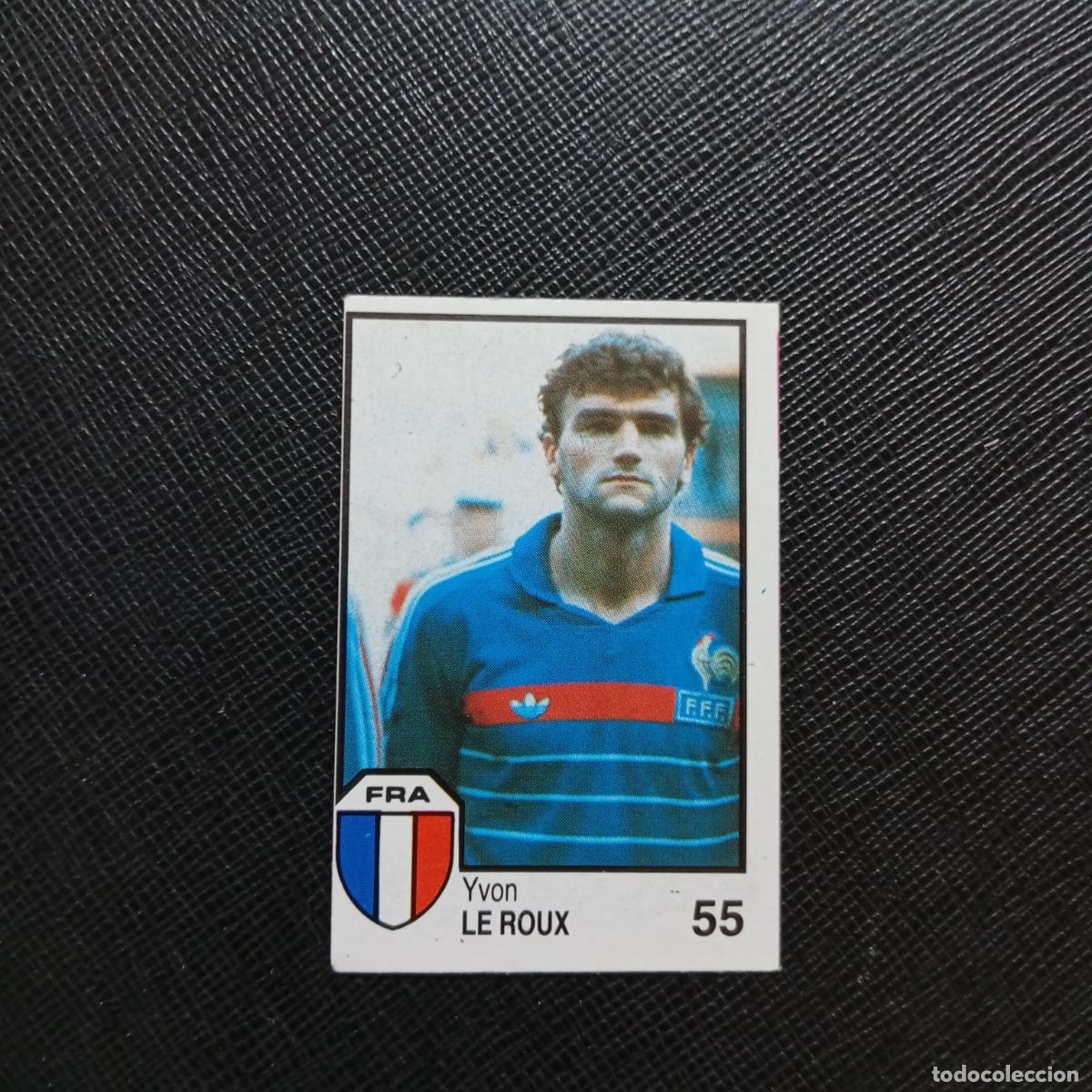 Cromos de f&uacute;tbol: 55 LE ROUX FRANCIA BARNA MEXICO MUNDIAL 1986 CROMO FUTBOL 86 - SIN PEGAR - A106 PG10