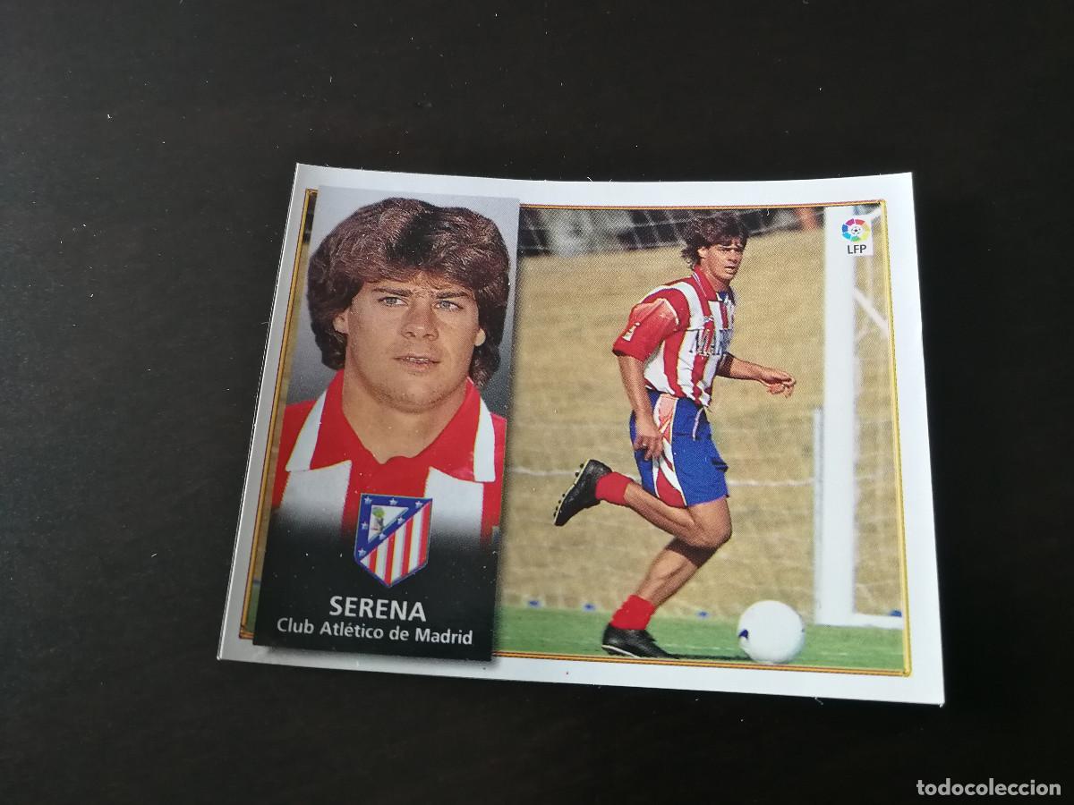 Figurine di Calcio: Serena Coloca At de Madrid, versi&oacute;n Editorial Este 98/99, 1998-1999, despegado