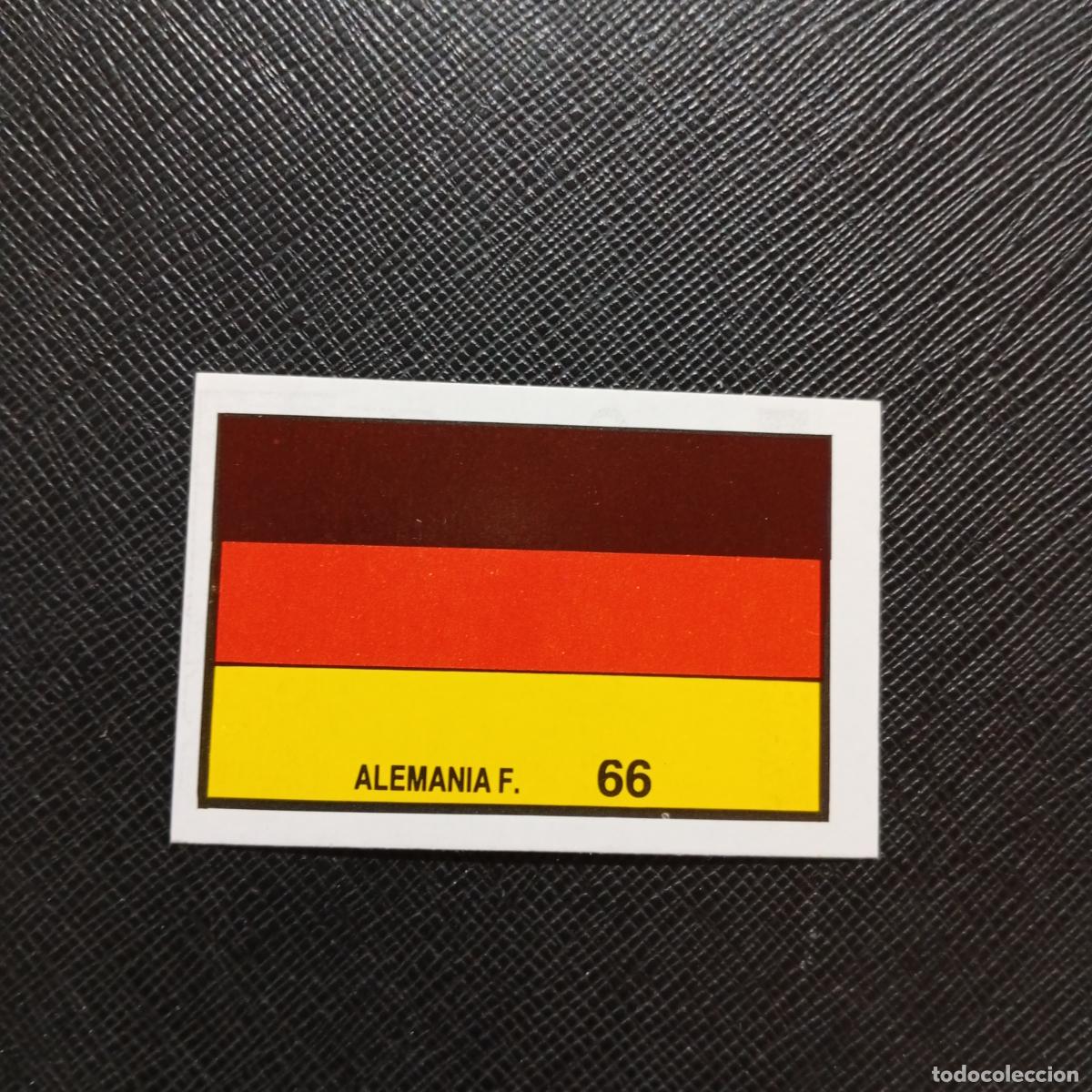 Cromos de f&uacute;tbol: 66 BANDERA ALEMANIA BARNA MEXICO MUNDIAL 1986 CROMO FUTBOL 86 - SIN PEGAR - A106 PG37