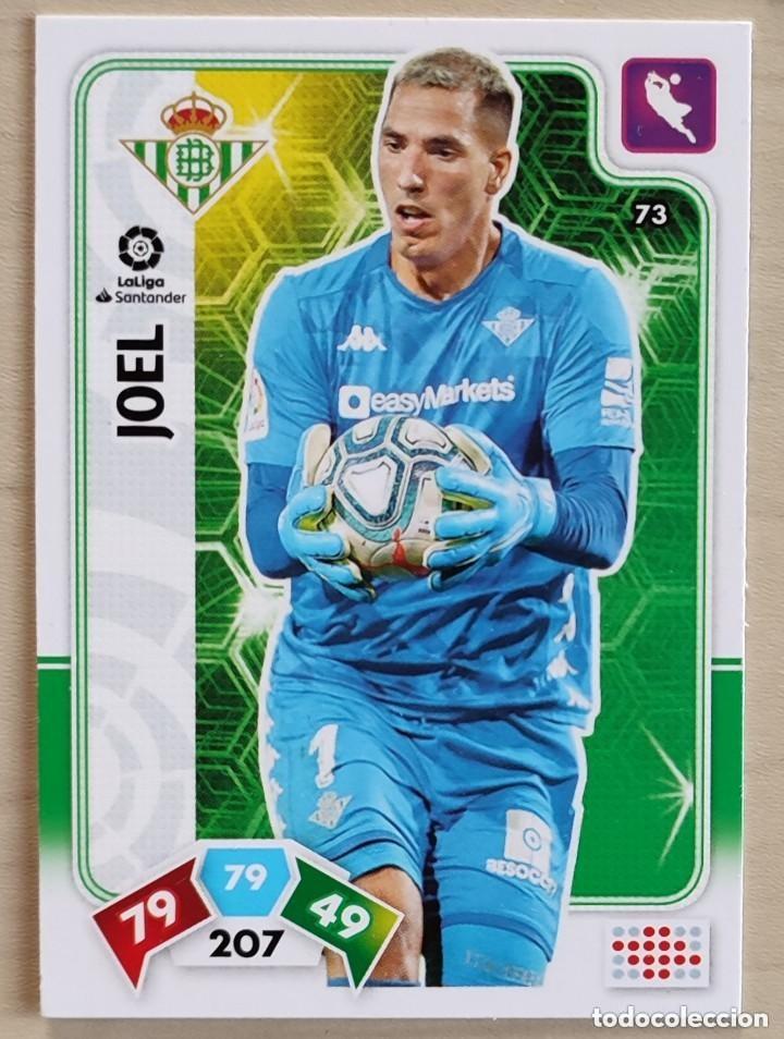Cromos de f&uacute;tbol: 73 JOEL REAL BETIS FICHA ALBUM ADRENALYN XL 2019 2020 19 20