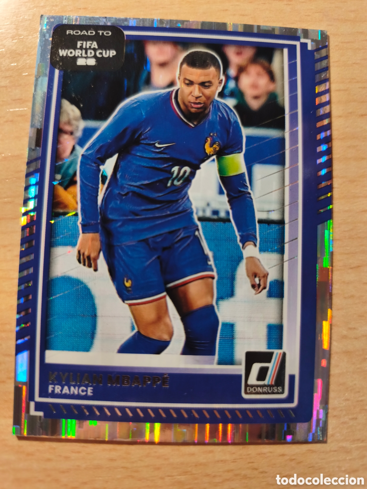 Cromos de f&uacute;tbol: KYLIAN MBAPPE FRANCIA FRANCE LVER PARALEL DONRUSS ROAD TO THE FIFA WORLD CUP 2026 MUNDIAL 26 PANINI