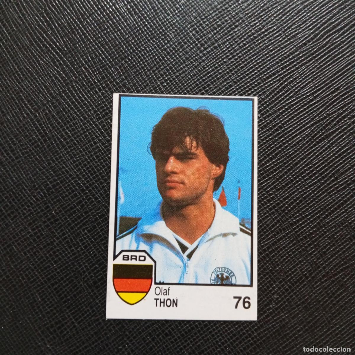 Cromos de f&uacute;tbol: 76 THON ALEMANIA BARNA MEXICO MUNDIAL 1986 CROMO FUTBOL 86 - SIN PEGAR - A106 PG100