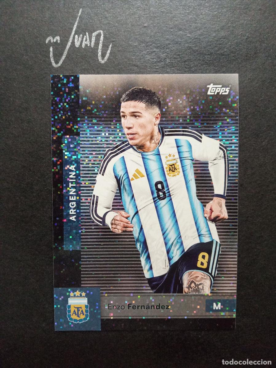 Cromos de f&uacute;tbol: 10 PARALELA STATIC ENZO FERNANDEZ CHELSEA ⚽ TOPPS &reg; TEAM SET ARGENTINA FIFA WORLD CUP 2026 26 NUEVO