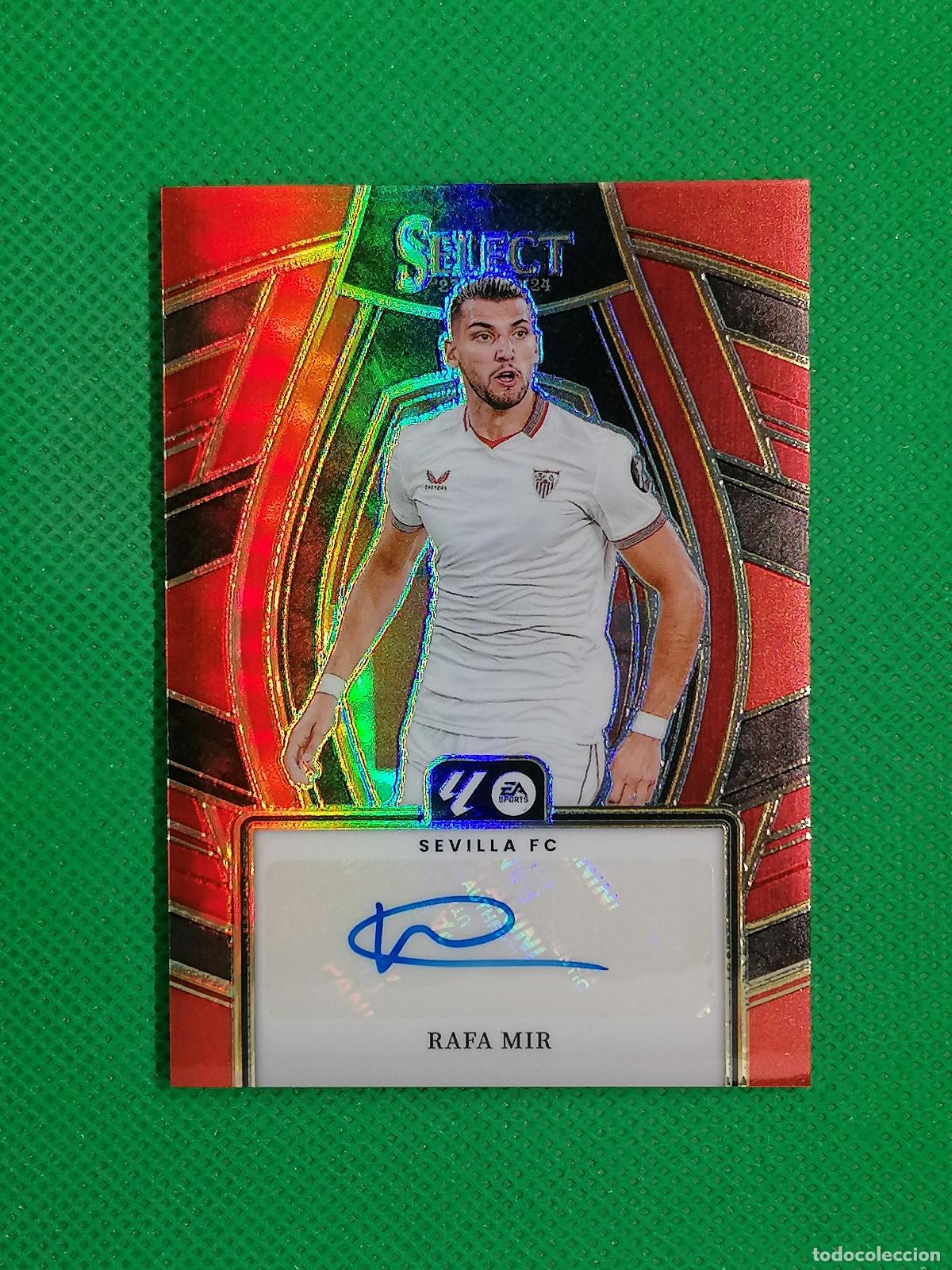 Cromos de f&uacute;tbol: RAFA MIR SEVILLA AUTO FIRMA AUTOGRAFO ⚽ PANINI LALIGA SELECT PRIZM 23 24 2025 2026 ⚽