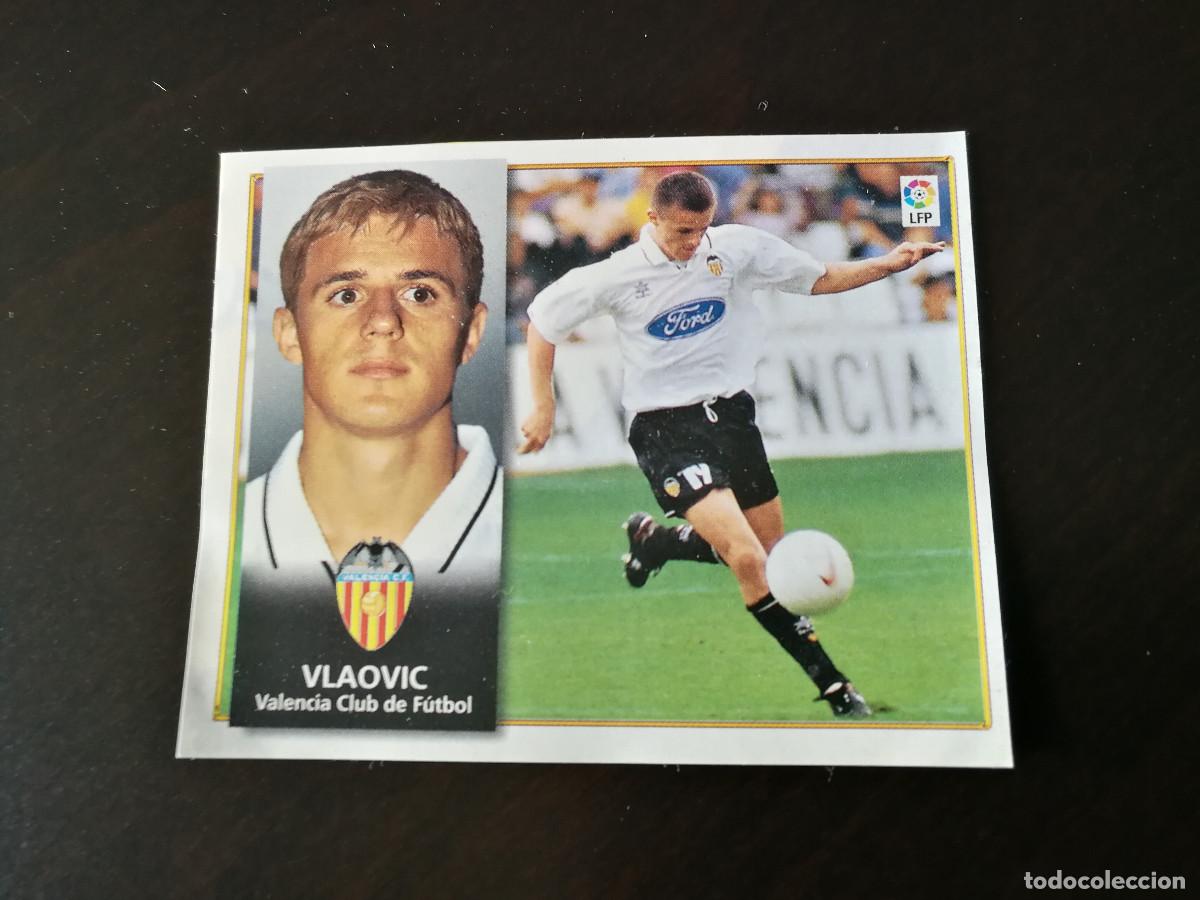 Fu&szlig;ball-Sticker: Vlaovic Coloca Valencia CF Editorial Este 98/99, 1998-1999, despegado
